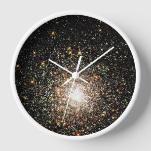 Milky Way Star Cluster Wanduhr