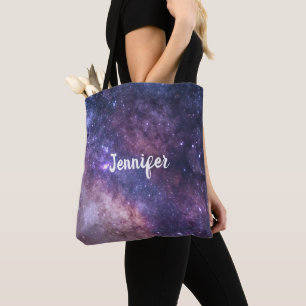 Milky Way Stars Sky Galaxy Elegante Hochzeit Tasche