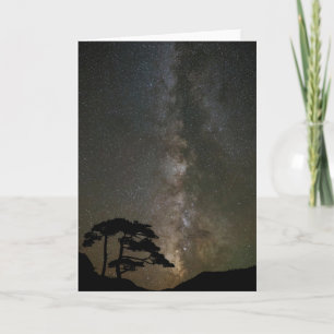 Milky Way with Tree Ouray Colorado Karte