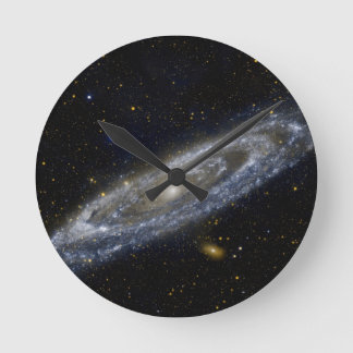 Milkyway Galaxy Art Runde Wanduhr