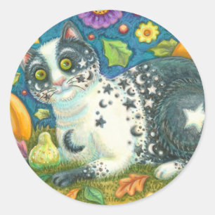 MILKYWAY HALLOWEWEEN MYSTIQUE CHAT STICKERS Round