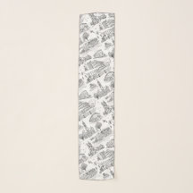 Mill City Toile (Lowell, MA) Schwarz/Weiss