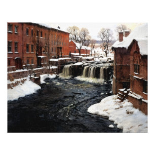 Mill Scene Fotodruck
