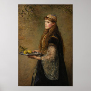 Millais - Die Gefangene Poster