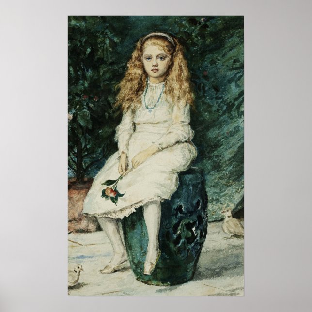 Millais - Nina Lehmann (Lady Campbell) Alter 9 Poster (Vorne)