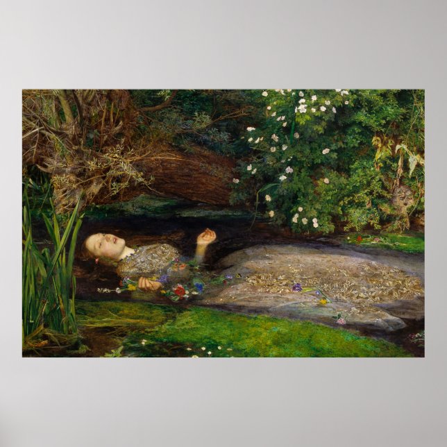 Millais Ophelia CC0008 Poster (Vorne)