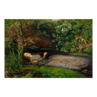 Millais Ophelia CC0497 Poster parfait