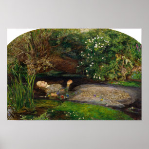 Millais - Ophelia Poster