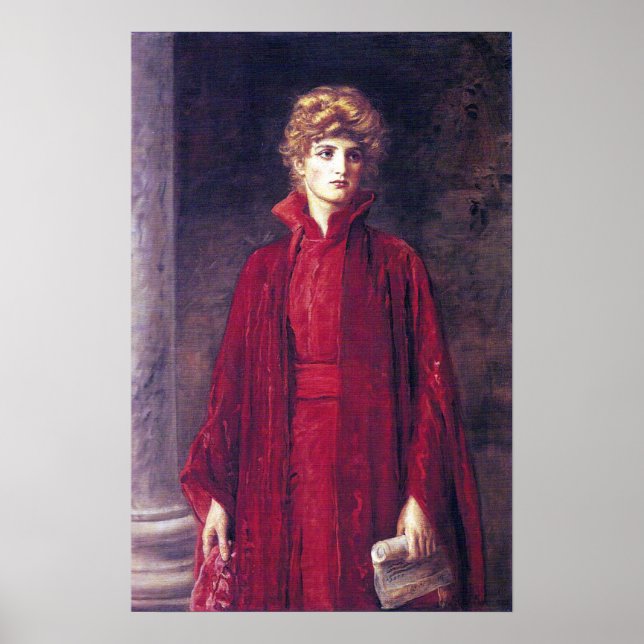Millais - Portia 1886 Poster (Vorne)
