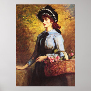 Millais - Süße Emma Morland 1892 Poster