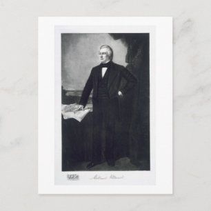 Millard Fillmore, 13. Präsident der Vereinigten St Postkarte
