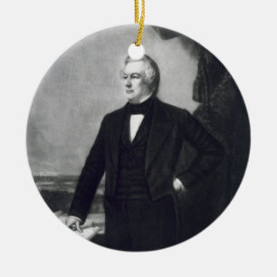 Millard Fillmore, 13. Präsident des vereinigten Keramikornament