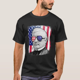 Millard Fillmore US-Flagge TShirt 4. Juli