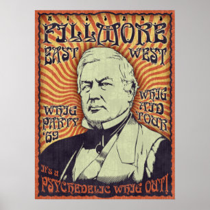 Millard Fillmore - Whig heraus! Poster