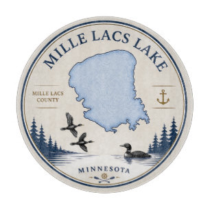Mille Lacs Lake, MN Ferienhaus/Dekorationen und Ge Schneidebrett