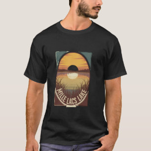 Mille Lacs Lake Szenische Sonnenuntergangsreflexio T-Shirt