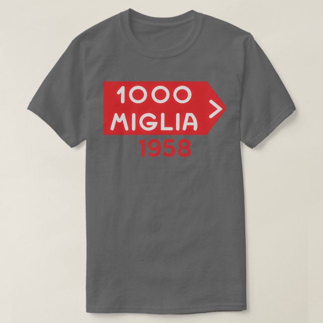 Mille Miglia 1000 1958 T-Shirt (Design vorne)