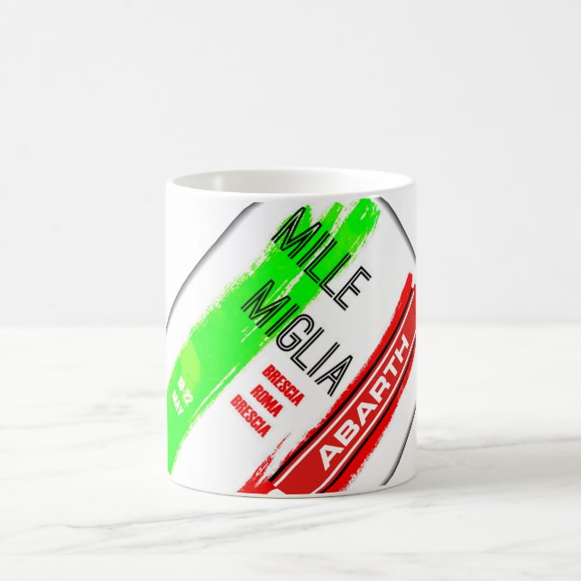 MILLE MIGLIA ABARTH EMBALLANT LA TASSE (Centre)