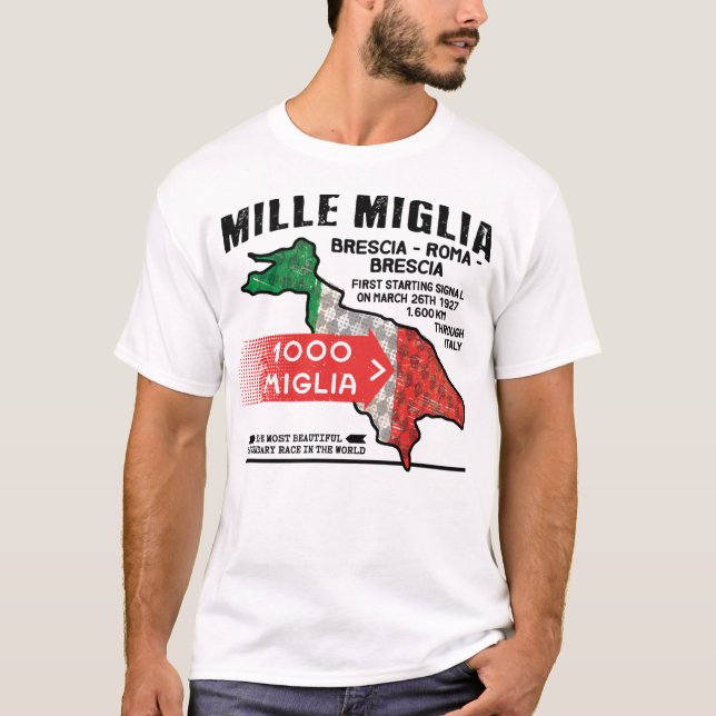 Mille Miglia Racing T-Shirt (Vorderseite)