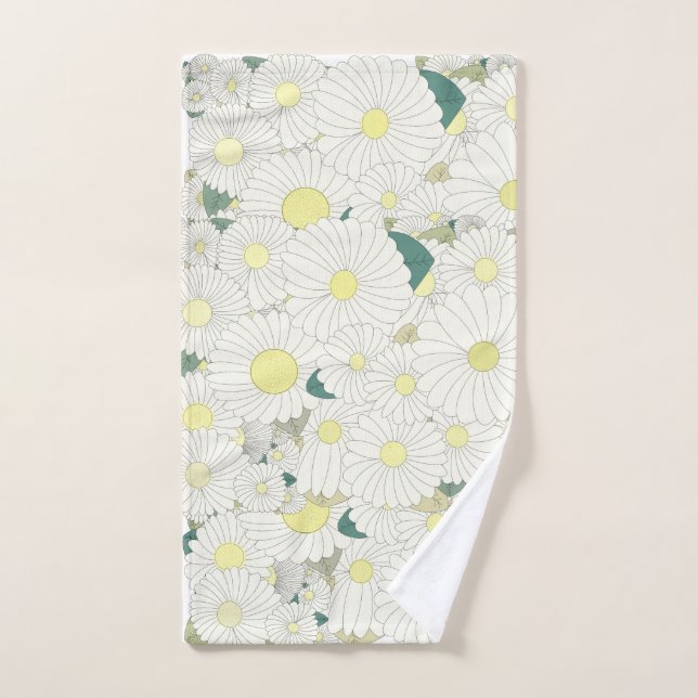 Mille Mille Marguerites Jaunes (Serviette à main)