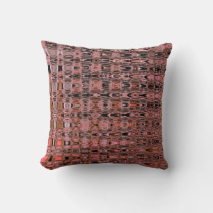 Millefiori Zigzag Boho Lachs Pink Peach Kissen