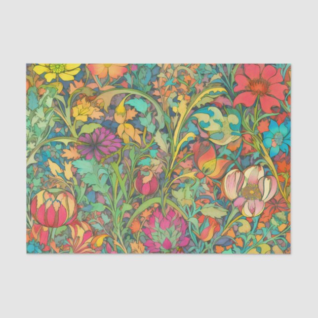 MILLEFLEUR-Dekopapier Seidenpapier (Vorderseite)