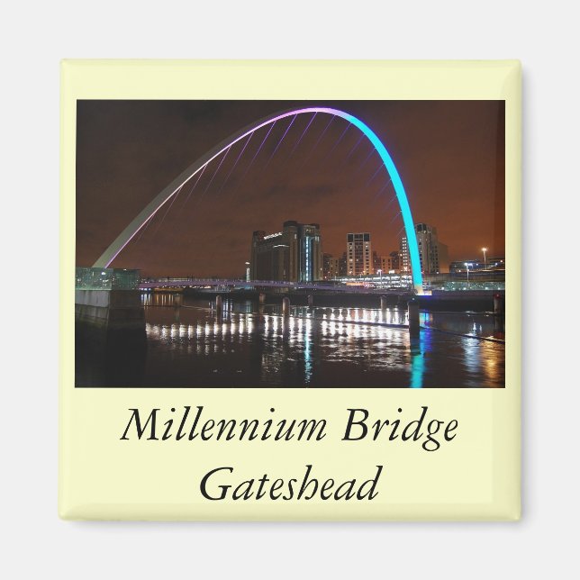 Millenium Bridge, Gateshead Magnet (Vorne)
