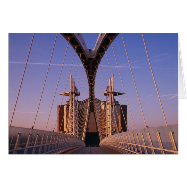 Millennium Bridge, Lowry Centre, Salford (Vorderseite (Horizontal))