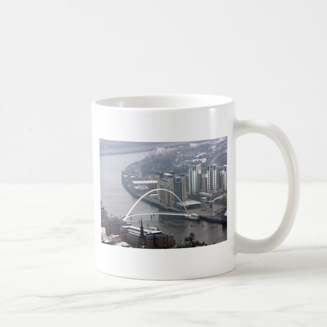 Millennium Bridge Newcastle upon Tyne Kaffeetasse (Rechts)