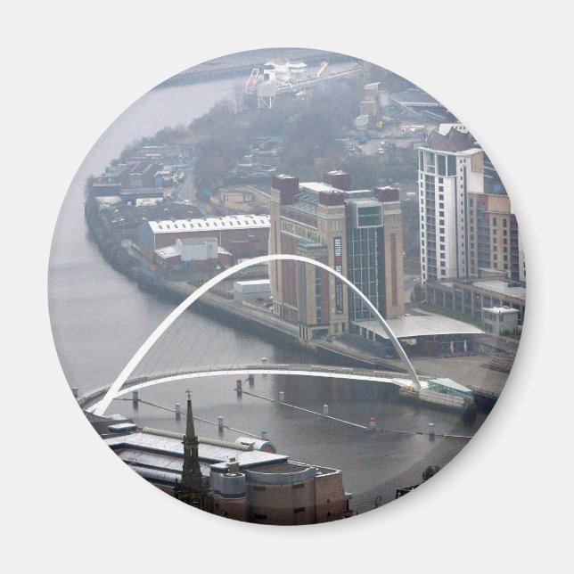 Millennium Bridge Newcastle upon Tyne Magnet (Vorne)