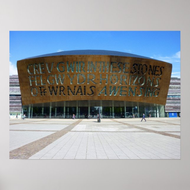 Millennium Centre, Cardiff, Wales Poster (Vorne)