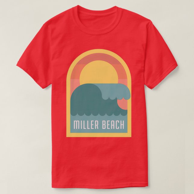 Miller Beach Wave T-Shirt (Design vorne)