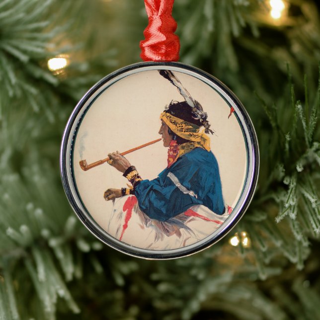 Miller Bros. Ranch, Wild West Circus Poster Ornament Aus Metall (Baum)