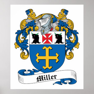Miller-Familienwappen-Plakat Poster