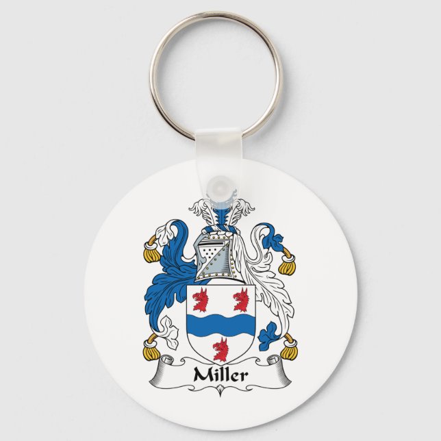 Miller Familienwappen Schlüsselanhänger (Vorderseite)