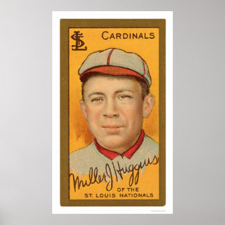Miller Huggins Kardinals Baseball 1911 Poster