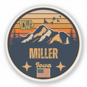 Miller, Iowa Aufkleber