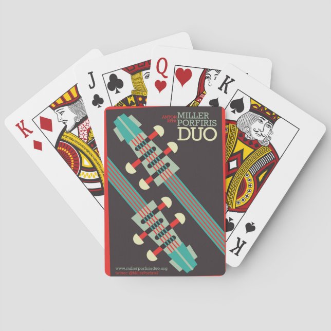 Miller-Porfiris Duo playing cards Spielkarten (Rückseite)