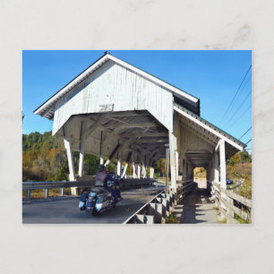Miller's Run Covered Bridge, Lyndon, Vermont Postkarte