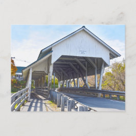 Miller's Run Covered Bridge, Lyndon, Vermont Postkarte