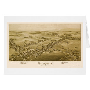 Millersville, carte panoramique de PA - 1894