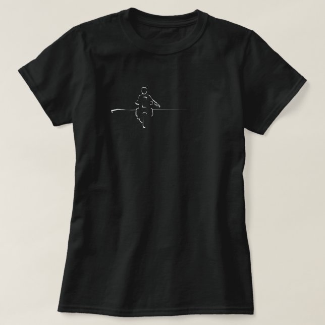 Milles par le T-shirt des femmes de moto (Design devant)