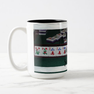 Milliamperestunde jongg ist ernste Tasse! Zweifarbige Tasse