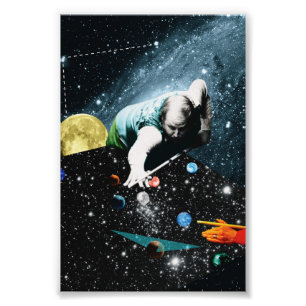 Milliarden Billard Fotodruck
