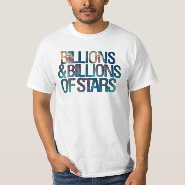 Milliarden von Sternen T-Shirt (Vorderseite)
