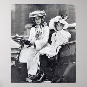Millicent Duchess Sutherland und ihre Tochter Poster