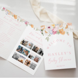 Millie Floral Baby Shower Game Booklet