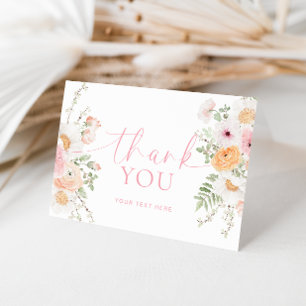Millie Floral Brautparty Danksagung Karte
