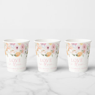 Millie Floral Love In Bloom Brautparty Pappbecher