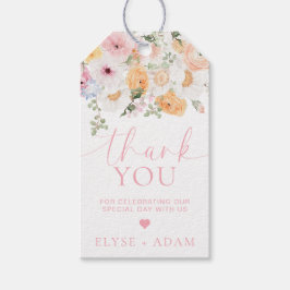 Millie Floral Vielen Dank für Ihre Unterstützung Geschenkanhänger